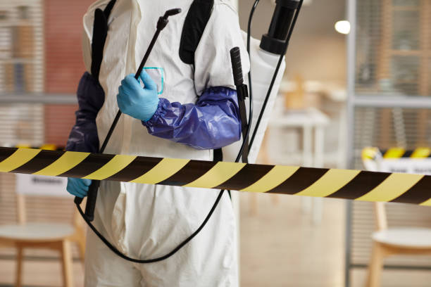 Professional Biohazard Cleanup technician working in Berkeley, MO